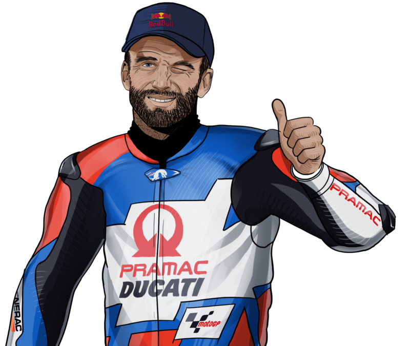 Zarco Illustration MotoGP Servus TV